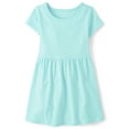 thumbnail image 2 of The Children's Place Girls Short Sleeve Summer Dress, 2-Pack, Sizes XS-XXL, 2 of 3