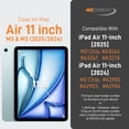 thumbnail image 2 of Funda robusta HXCASEAC iPad Air 11 M3 M2 2025 2024 Azul, 2 of 9