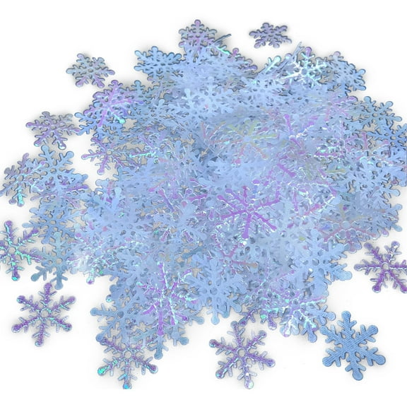 300pcs/bag Christmas Snowflakes Confetti Artificial Snow Tree Ornaments Decorations