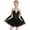 Black, variant on Miutii Kids Girls Figure Ice Skating Dress Ballet Dance Gymnastics Leotards Dresses with Gloves for Competition Costume Black 6