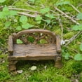 thumbnail image 2 of Mini Ornement de Jardin Banc Miniature Chaises de Pelouse Micro Bricolage, 2 of 3