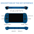 thumbnail image 5 of Nuevo POWKIDDY X55 5,5 pulgadas 1280*720 pantalla IPS RK3566 consola de juegos portátil consola Retro de código abierto regalos para niños, 5 of 5