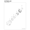 thumbnail image 3 of Kingston Brass K170A1 Trimscape Shower Arm Bracket with Hose Outlet in Polished Chrome, 3 of 4