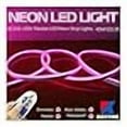 thumbnail image 3 of KERTME Neon Led Type AC 110-120V LED NEON Light Strip, Flexible/Waterproof/Dimmable/Multi-Modes LED Rope Light + 23 Keys Remote for Home/Garden/Building Decoration (131.2ft/40m, Pink), 3 of 4