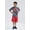 Charcoal & Red Miles Morales, variant on Marvel Avengers Spider-Man Little Boys T-Shirt and French Terry Shorts Outfit Set Toddler to Big Kid