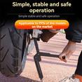 thumbnail image 4 of Motorcycle Kickstand Wheel Support Side Stand Repair and Maintenance Parking Support Tool Folding Straight Rod, 4 of 6