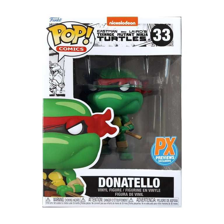 Funko Pop Teenage Mutant Ninja Turtles Donatello Green PX