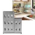 thumbnail image 4 of Cesta De Drenaje Para Cubiertos, Organizador De Palillos, Práctica, Fuerte Capacidad De Carga, Ahorro De Espacio Con 2 Compartimentos Para Cocina Casera Para Colocar Vajilla ANGGREK Otros, 4 of 8