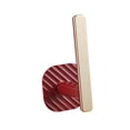 thumbnail image 4 of Ganchos para abrigos lo suficientemente fuertes y fáciles de instalar Ganchos de pared para puerta Ducha Ropa Rojo, 4 of 9
