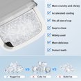 thumbnail image 3 of FREE VILLAGE Nugget Ice Maker Countertop Ready in 7 Mins,33lbs/24H Chewable Pellet Ice Machine with Self-Cleanin Function,Portable Ice Makers with Ice Scoop & Basket for Home Kitchen Office,Steel, 3 of 7