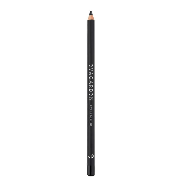 Lápiz de ojos - 01 Black de Evagarden para mujeres - Lápiz de ojos de 0,1 oz