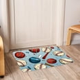 thumbnail image 6 of Baseball Polyester Non-Slip Machine Washable Floor Mats & Door Mat Chair Rug, 6 of 6
