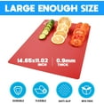 thumbnail image 2 of 4 Pieces Flexible Cutting Boards, BPA Free Plastic Cutting Boards for Kitchen, Non Slip Cutting Mat for Meat and Vegetables, 2 of 6