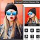 thumbnail image 5 of KAIYANG Gafas de sol polarizadas con clip en forma de ojo de gato para colocar sobre gafas graduadas para mujer con protección UV, 5 of 5