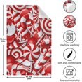 thumbnail image 4 of Christmas Sweets Kitchen Dish Towels Set of 4 Absorbent Hand Towels, Lint-Free 18"x28" Candy Canes Dishcloths Fast Drying for Cooking Baking Home Clean, 4 of 5