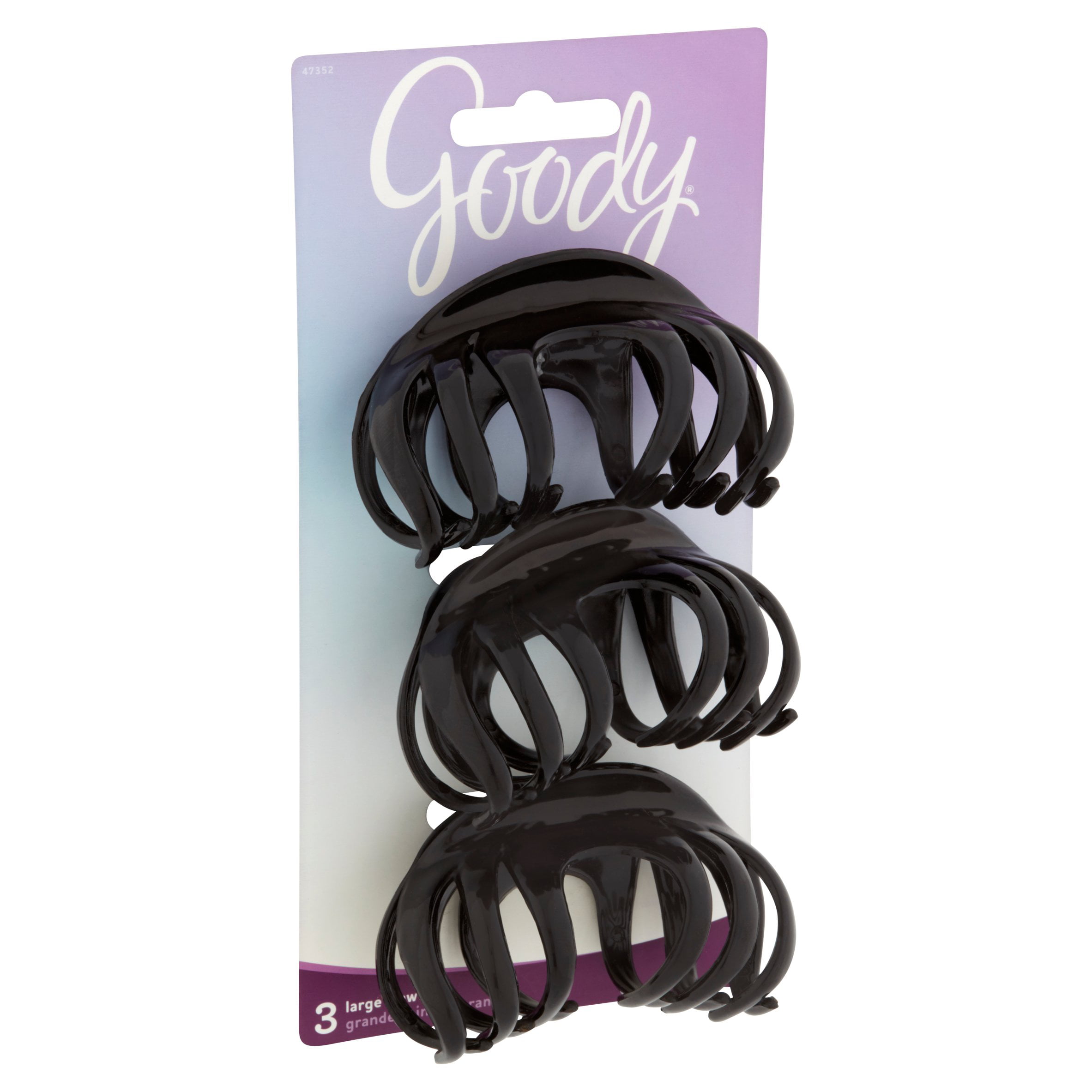 Cotton Candy Hair Clips Black