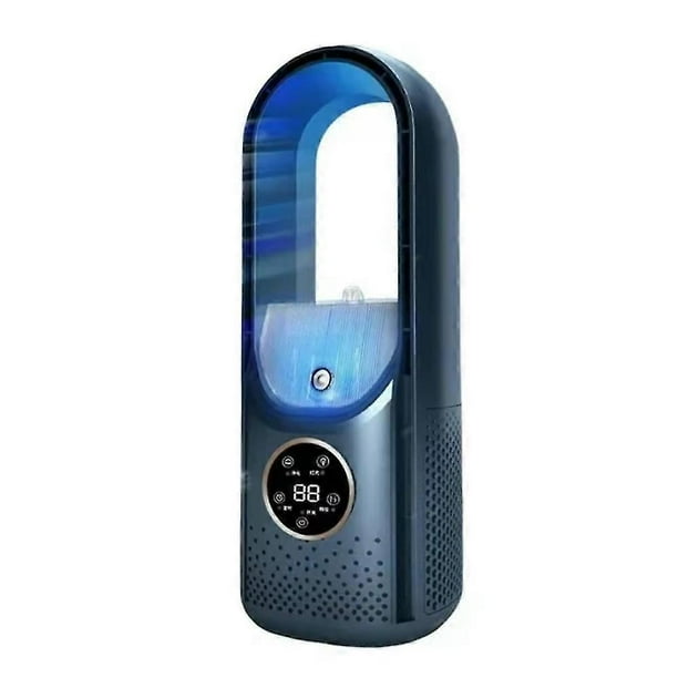 6-Speed Silent Timed Air Conditioner Cooling Fan, New Portable Mini Air Conditioner Usb Air Cooler, Bladeless Electric Fan