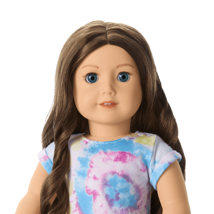 American Girl Truly Me 126 18 inch Doll Wavy Brown Hair Blue Eyes