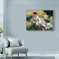 thumbnail image 3 of Trademark Fine Art 'Women With A Parasol & A Small Child' Canvas Art by Masters Collection, 3 of 3