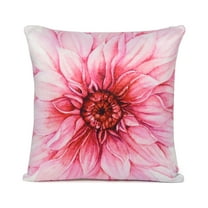 Oussum Floral Decorative Throw Pillows Cases Printed Cushion Covers, Size 20x20 Inches