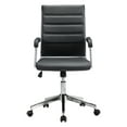 thumbnail image 3 of Liderato Office Chair Black Office Chair, Modern Style, Plush and durable faux leather fabric, Plywood, Indoor Office, 3 of 5