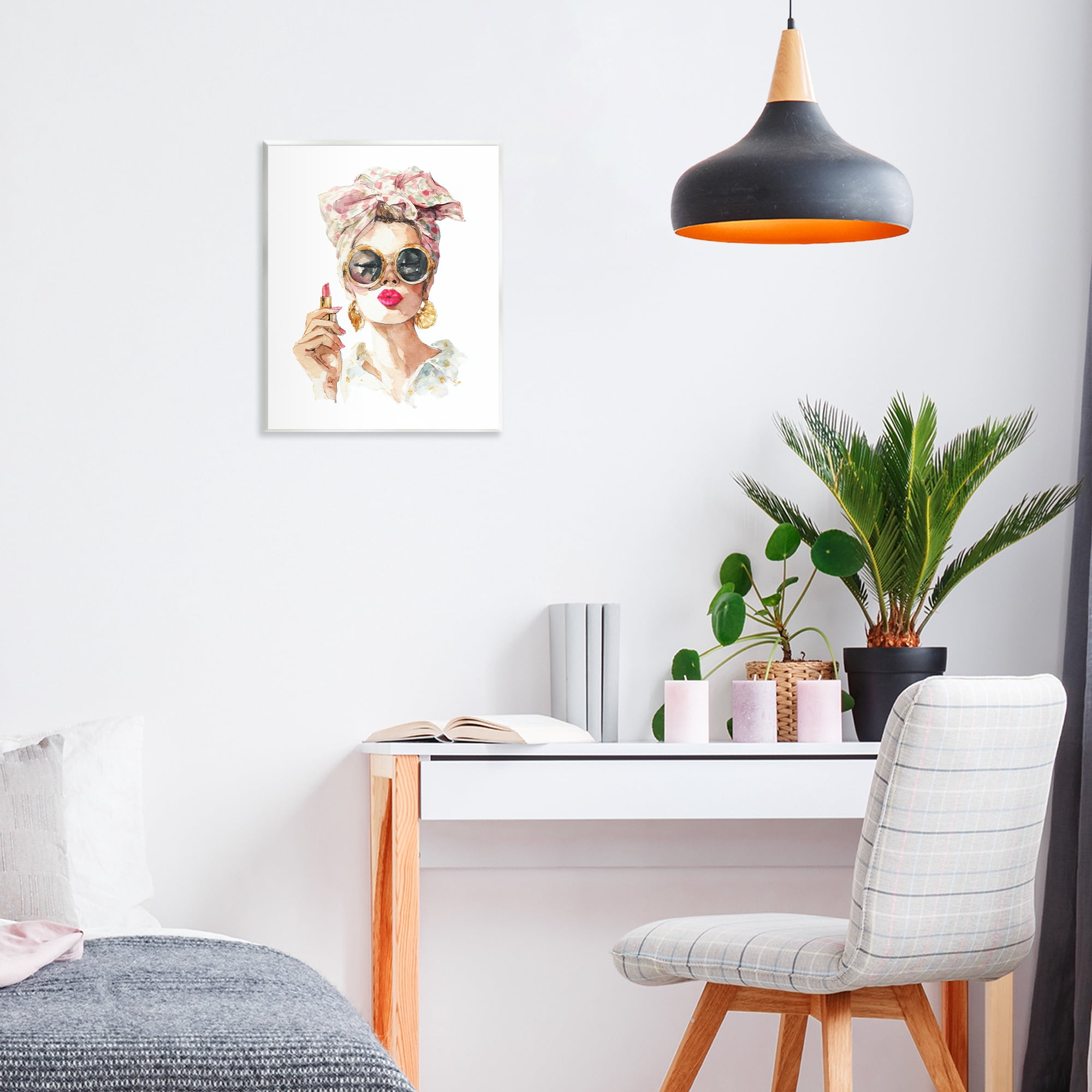 Stupell Industries Feminine Lipstick Spell Wall Plaque Art, design by Svetlana Aleynikova