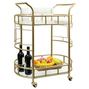 Better Homes & Gardens Fitzgerald Gold Metal Bar Cart
