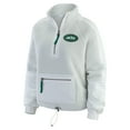 thumbnail image 2 of Women's WEAR by Erin Andrews White New York Jets Polar Fleece Half-Zip Jacket, 2 of 5