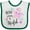White and Green, variant on Inktastic Wish Upon a Starfish- Cute Boys or Girls Baby Bib