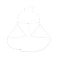 thumbnail image 4 of Cadena del cuerpo Zulema accesorio brillante de decoración de plata, 4 of 8