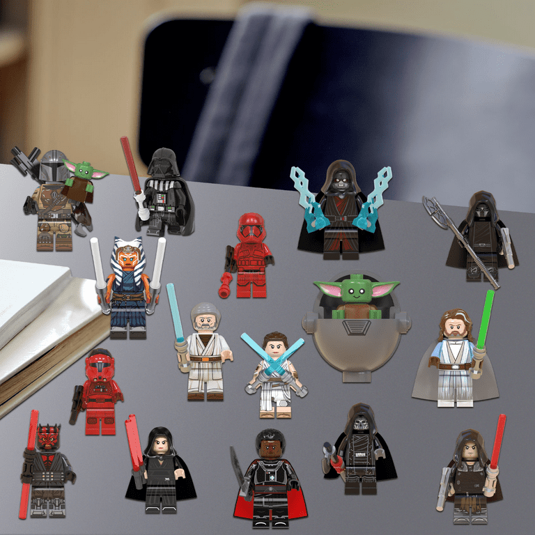 16 Pcs Star Wars Building Blocks Action Figures Battle Droids with