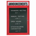 thumbnail image 1 of Aarco Products ADC2418HR 1-Door Directory Cabinet avec en-Tête - Rouge, 1 of 1