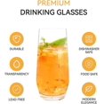 thumbnail image 3 of Juego de 6, 550 mldesignmaster: vaso de agua para jugo Highball, vaso de barra de alta gama, vasos de agua, jugo, cerveza y cóctel., 3 of 5