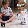 thumbnail image 4 of Robot dinosaurio RC de juguete Atlasonix Jurassic T-Rex con tiro, 4 of 8