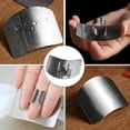thumbnail image 3 of 2026 New Stainless Steel Finger Guard, Multifunctional Finger Protector for Cutting Food, Avoid Hurting Kitchen Tools (6 Pcs), 3 of 7