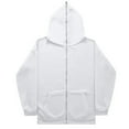 thumbnail image 3 of CONZONE Mens Hoodies Solid Color Cardigan Hoodie for Men Zip Long Sleeve Pullover Hooded Sweatshirt Soft Fall Winter Sweatshirts With Pocket, 3 of 4