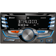 Dual Electronics XDM27BT 7-Character LCD Double Din Car Stereo Receiver with Bluetooth , USB , MP3 , Siri/Google Assist Button