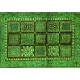 thumbnail image 1 of Ahgly Company Indoor Rectangle Abstract Green Modern Area Rugs, 4' x 6', 1 of 4