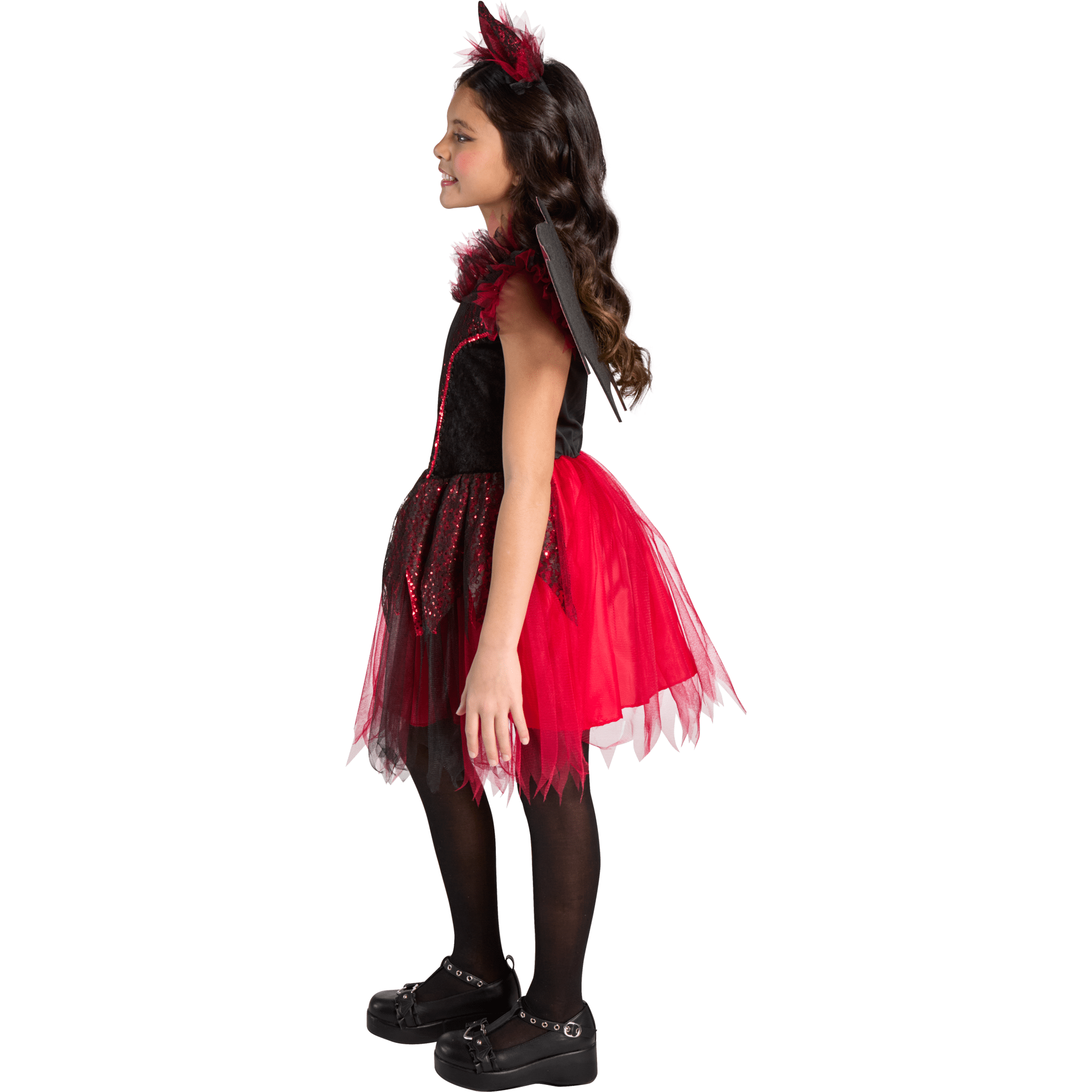 Red Devil Halloween Costume for Childrean, Girl's Size M (8), by Way to Celebrate