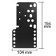 thumbnail image 2 of Universal Racing Games Hand Brake System Bracket PC USB SIM Handbrake Adapter Plate for Racing Game, 2 of 5