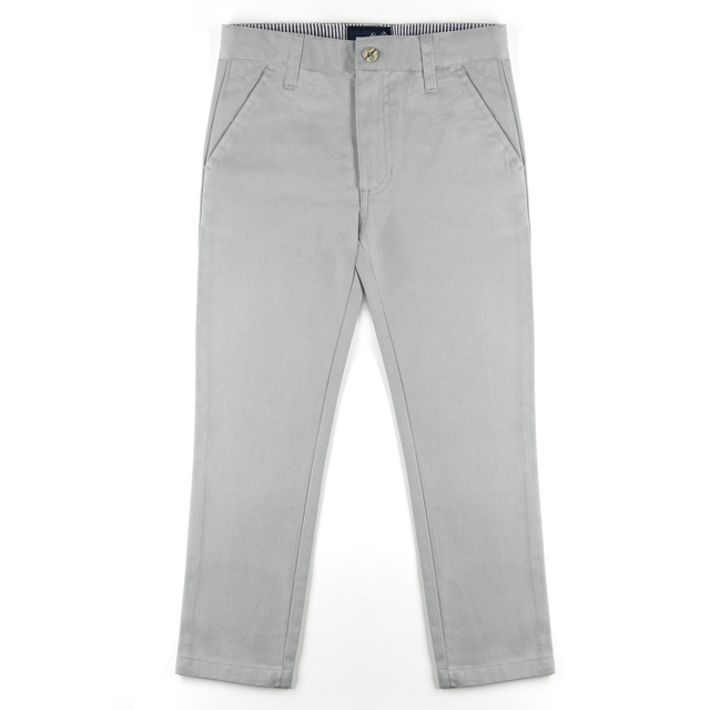 Buyless Fashion Pantalon Garçon en Coton Slim Slim Fit Coupe Droite Décontractée