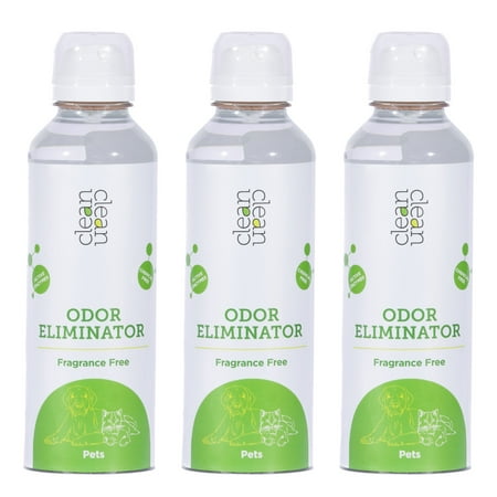 cleanclean Pet Odor Eliminator Fragrance-Free vegan pack of 3