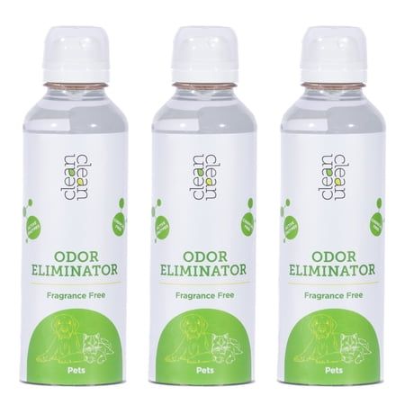 cleanclean Pet Odor Eliminator Fragrance-Free vegan pack of 3