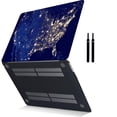 thumbnail image 4 of Plastic Hard Protective Shell Case Cover Compatible with 2012 - 2015 Released Old MacBook Pro 15 inchs Cable Tie Model: A1398 World Map 16, 4 of 5