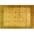 thumbnail image 1 of Ahgly Company Machine Washable Indoor Rectangle Persian Yellow Traditional Area Rugs, 8' x 10', 1 of 4