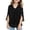 Black, variant on Sparkling Girls Top With Threads Mesh Layered Design Long Sleeve Shirt For Summer Casual Blouse And Girls Tops Apparel ,9-10 Years