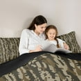 thumbnail image 5 of Castle Fairy Kids Vintage Camouflage Twin Comforter Sets,Geometric Camo Bedding Set, 5 of 8