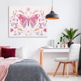 thumbnail image 3 of Stupell Industries Eclectic Whimsical Folk Butterfly Canvas Art, 30 x 24, by Kim Allen, 3 of 8