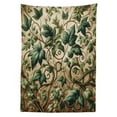 thumbnail image 2 of Ambesonne Leaf Print Outdoor Tablecloth, Swirling Branches Ivy, 58"x104", Pale Brown Hunter Green, 2 of 2