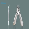 thumbnail image 1 of CNKOO Ergonomic Stainless Steel Nail Clipper Set | Built-in Spring Toenail Clippers | Splash-Proof Design | Suitable for Ingrown Thick Nails | Professional Pedicure Manicure Tool Kit, 1 of 6